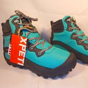 XPETI Dimo Mid Waterproof Hiking Boot Non Slip Sz 11 Sky Blue/Gray
